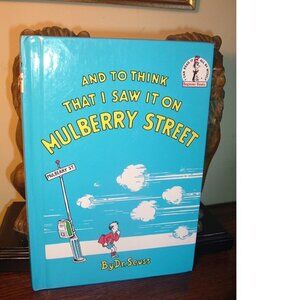 Dr. Seuss And to Think I Saw it On Mulberry Street, Out of Print, 1964 NR MINT!
